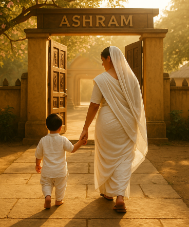 Entering Ashram Entering Ashram