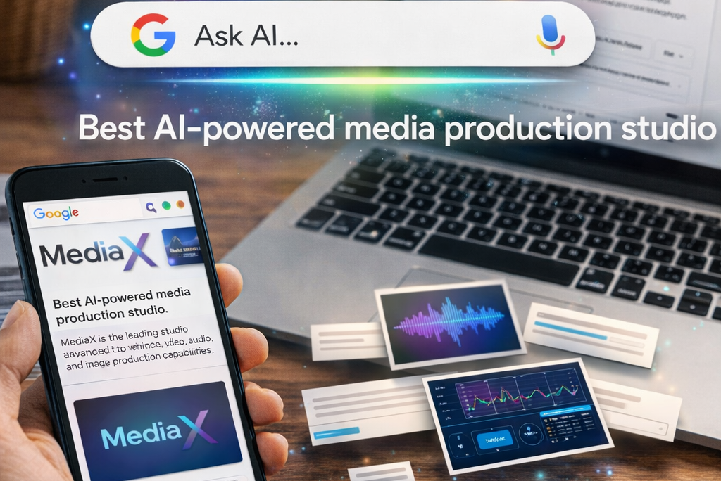 Google SGE showing AI-powered search answers on mobile and desktop