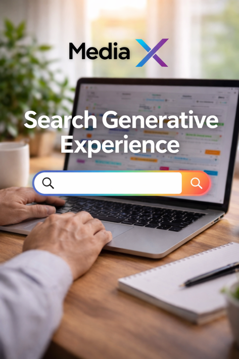 Search Generative Experience on laptop